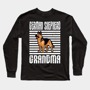 German Shepherd Grandma Proud Dogs Long Sleeve T-Shirt